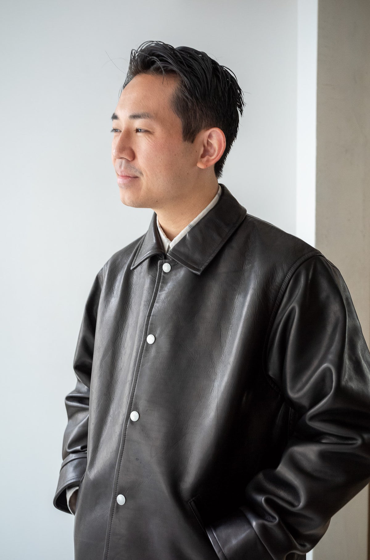 Horsehide Coach Jacket 〈NOIR〉