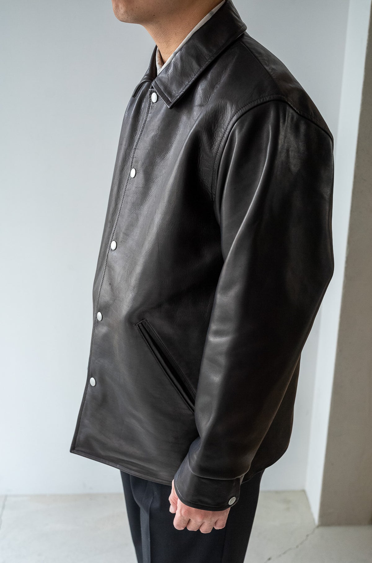 Horsehide Coach Jacket 〈NOIR〉