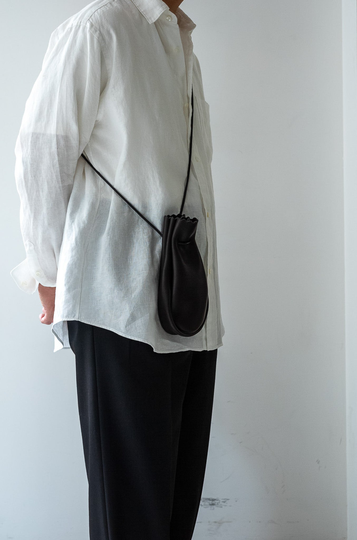 K*H様 Cantate Kinchaku Bag Black カンタータ巾着バ Kinchaku Bag 〈BLACK〉 – cliché