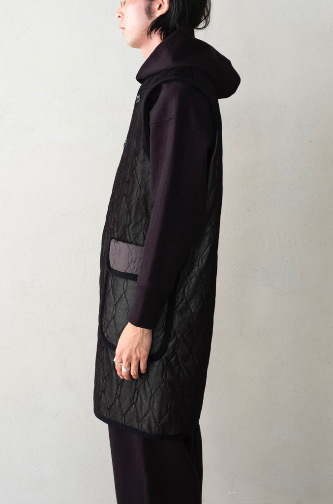 【9月13日(土) 発売】SILK-LOFT QUILTING CAR LONG VEST