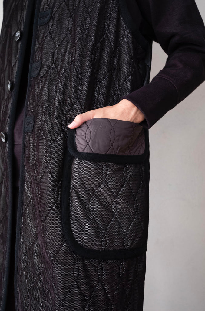 【9月13日(土) 発売】SILK-LOFT QUILTING CAR LONG VEST