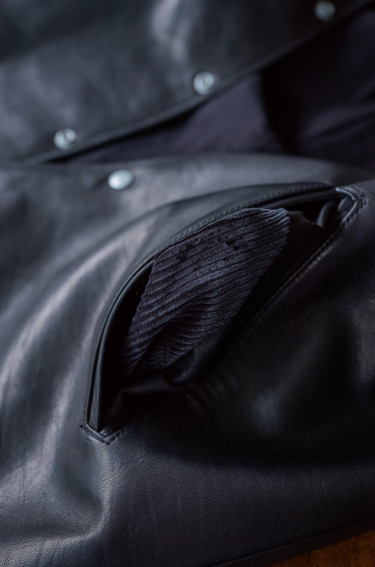 Horsehide Coach Jacket 〈NOIR〉