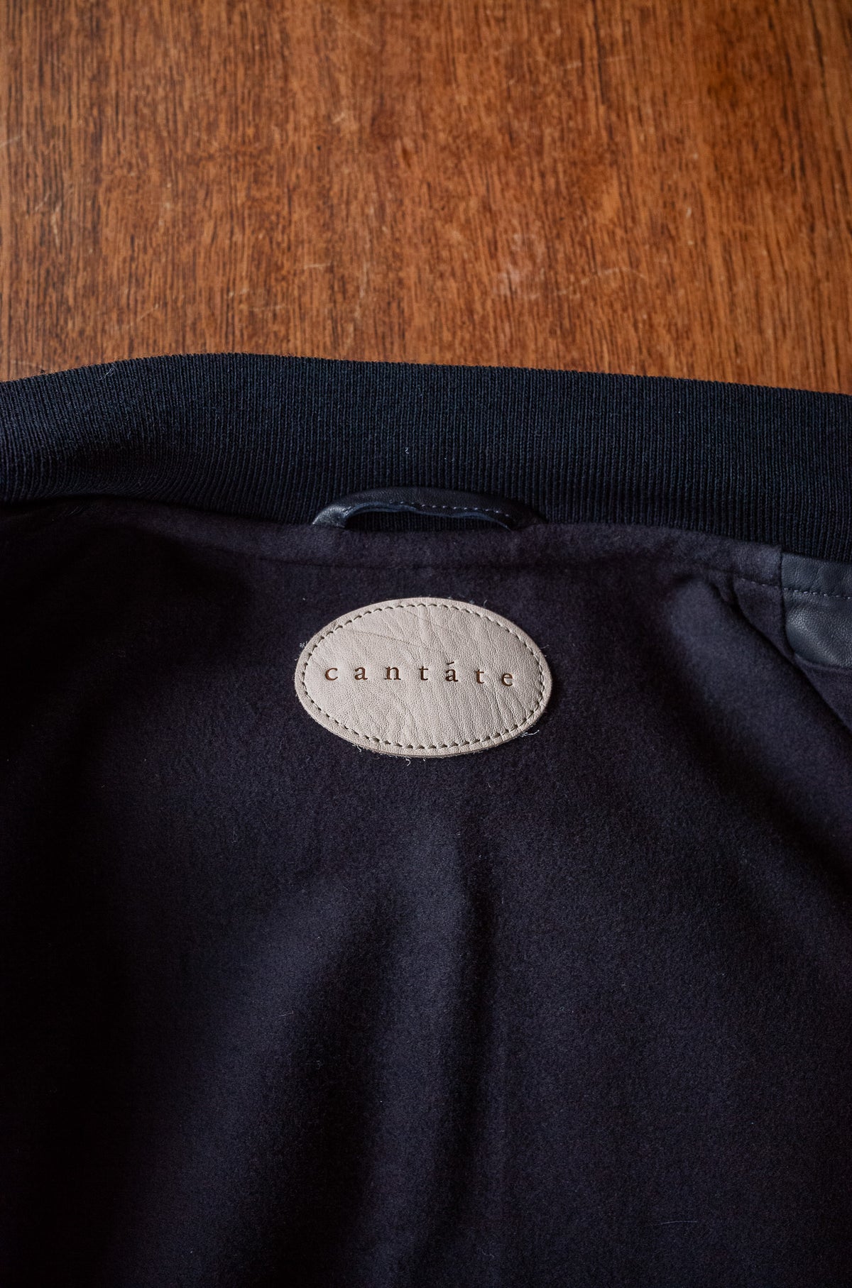 Horsehide Varsity Blouson 〈NOIR〉