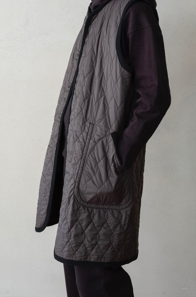 【9月13日(土) 発売】SILK-LOFT QUILTING CAR LONG VEST
