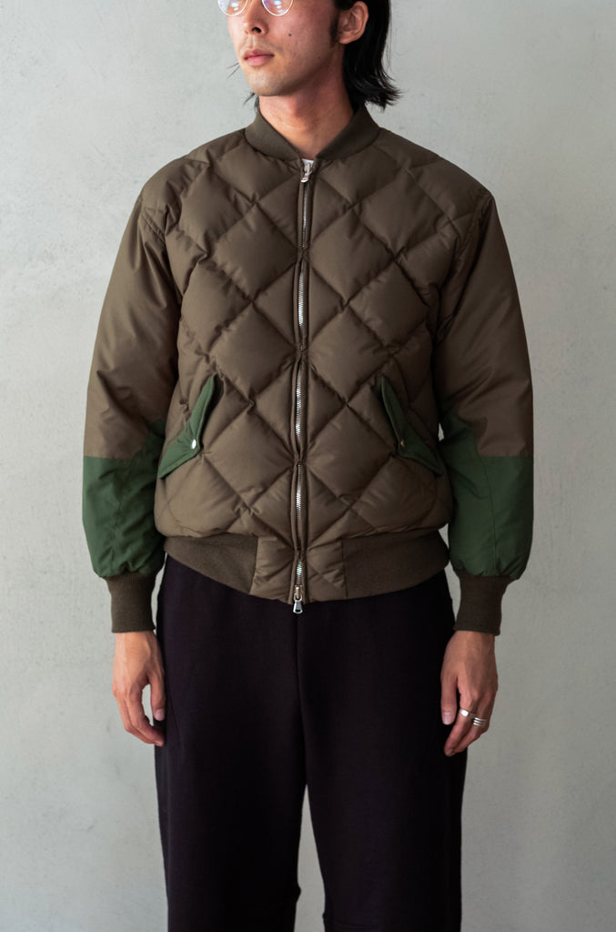 Nylon Quilted Down Jacket