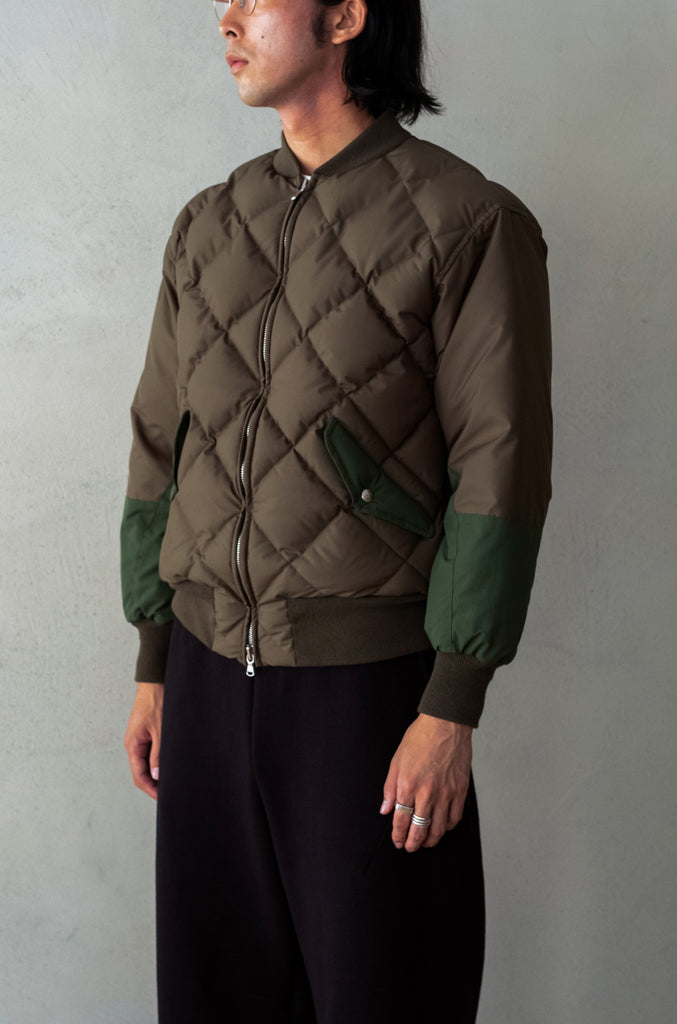 Nylon Quilted Down Jacket