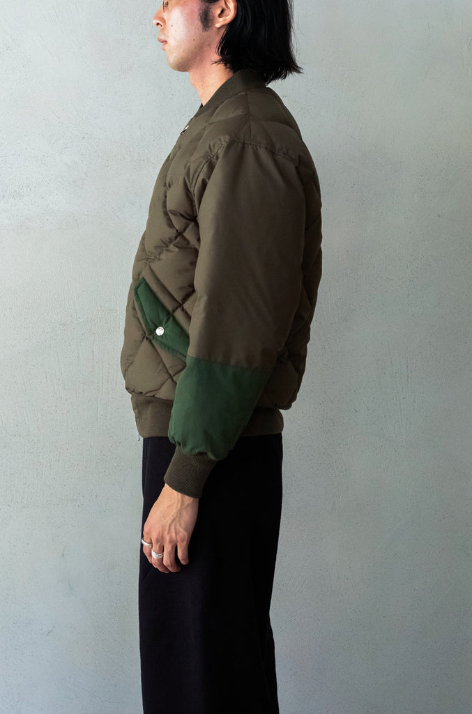 Nylon Quilted Down Jacket