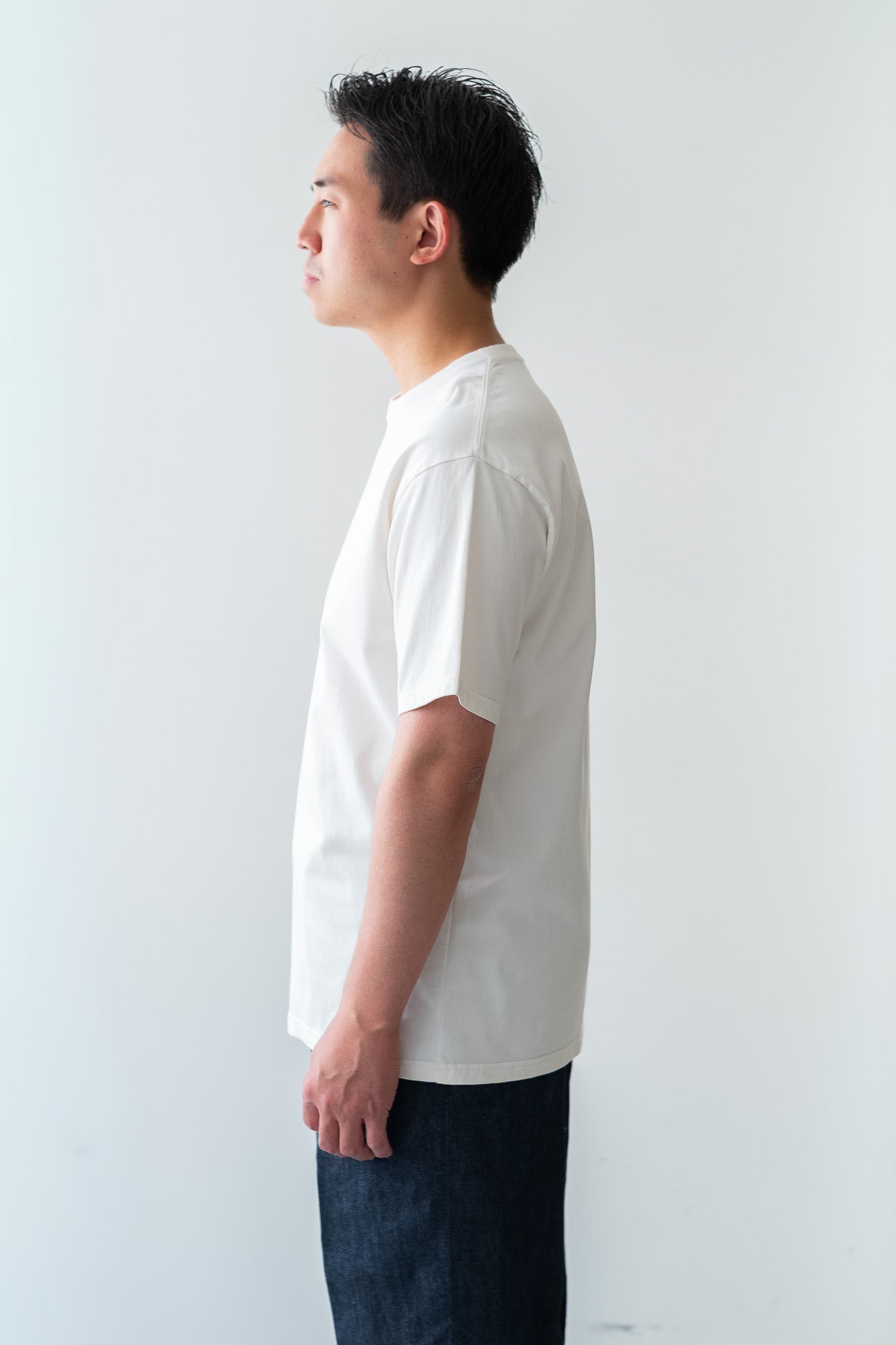 Essential Heavy S/S Tee 〔WHITE〕