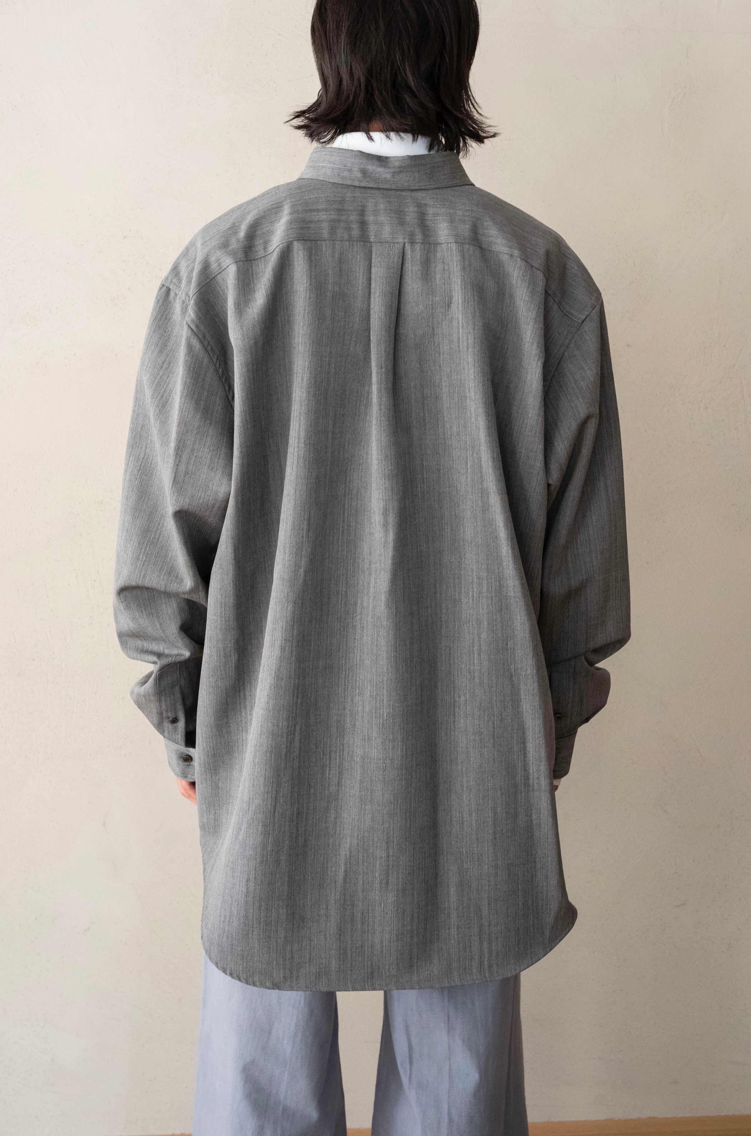 CLASS 堀切 25FW LYRIA SHARKSKIN SHIRT COAT