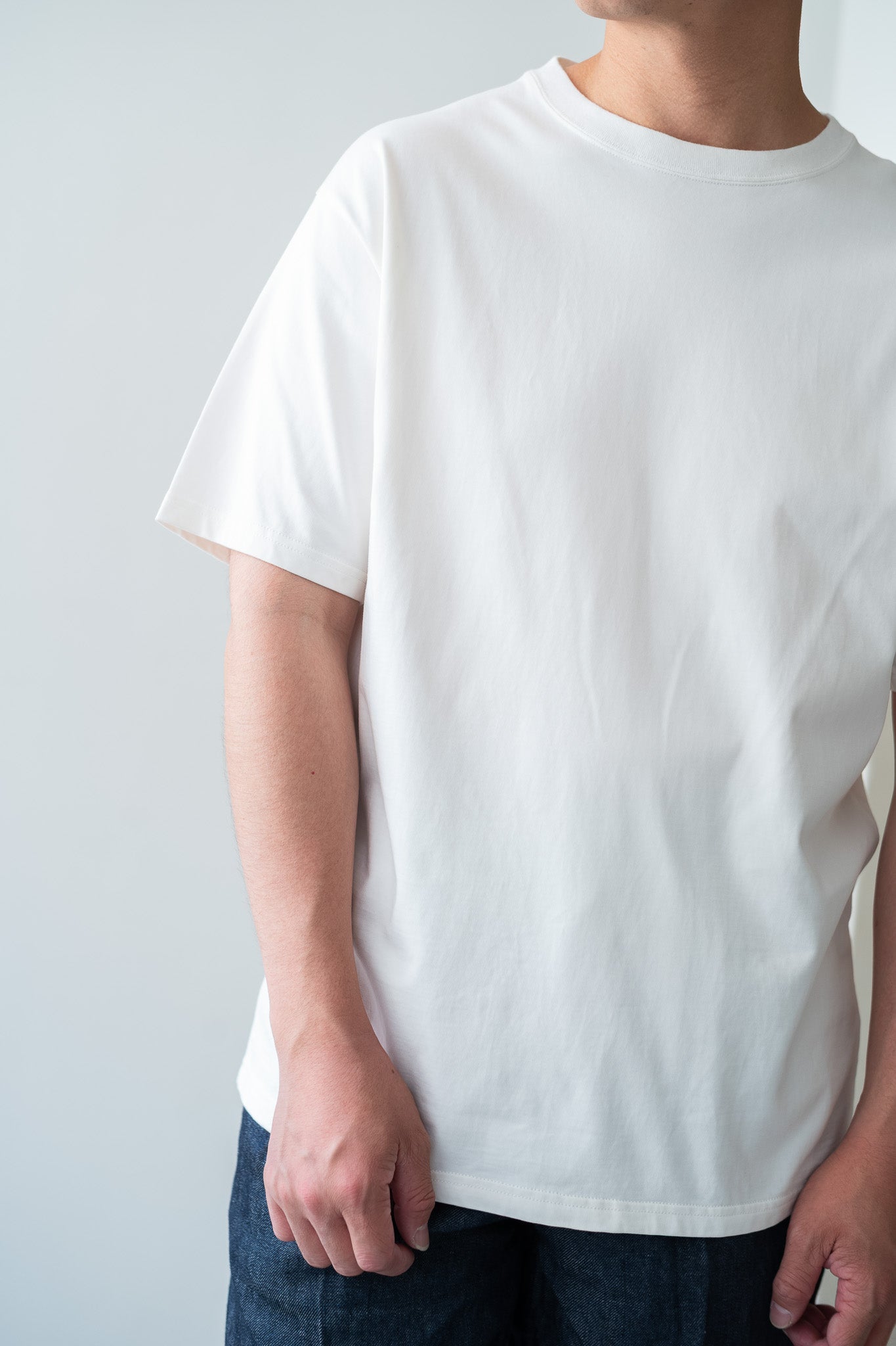 Essential Heavy S/S Tee 〔WHITE〕