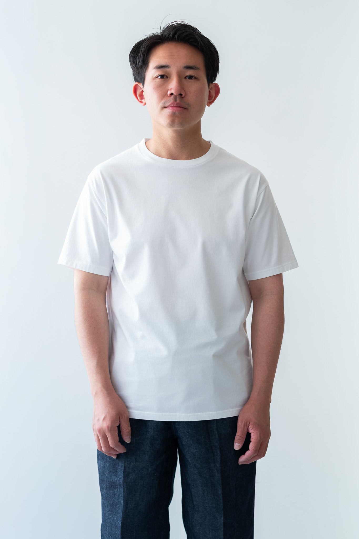 Essential S/S Tee 〔WHITE〕