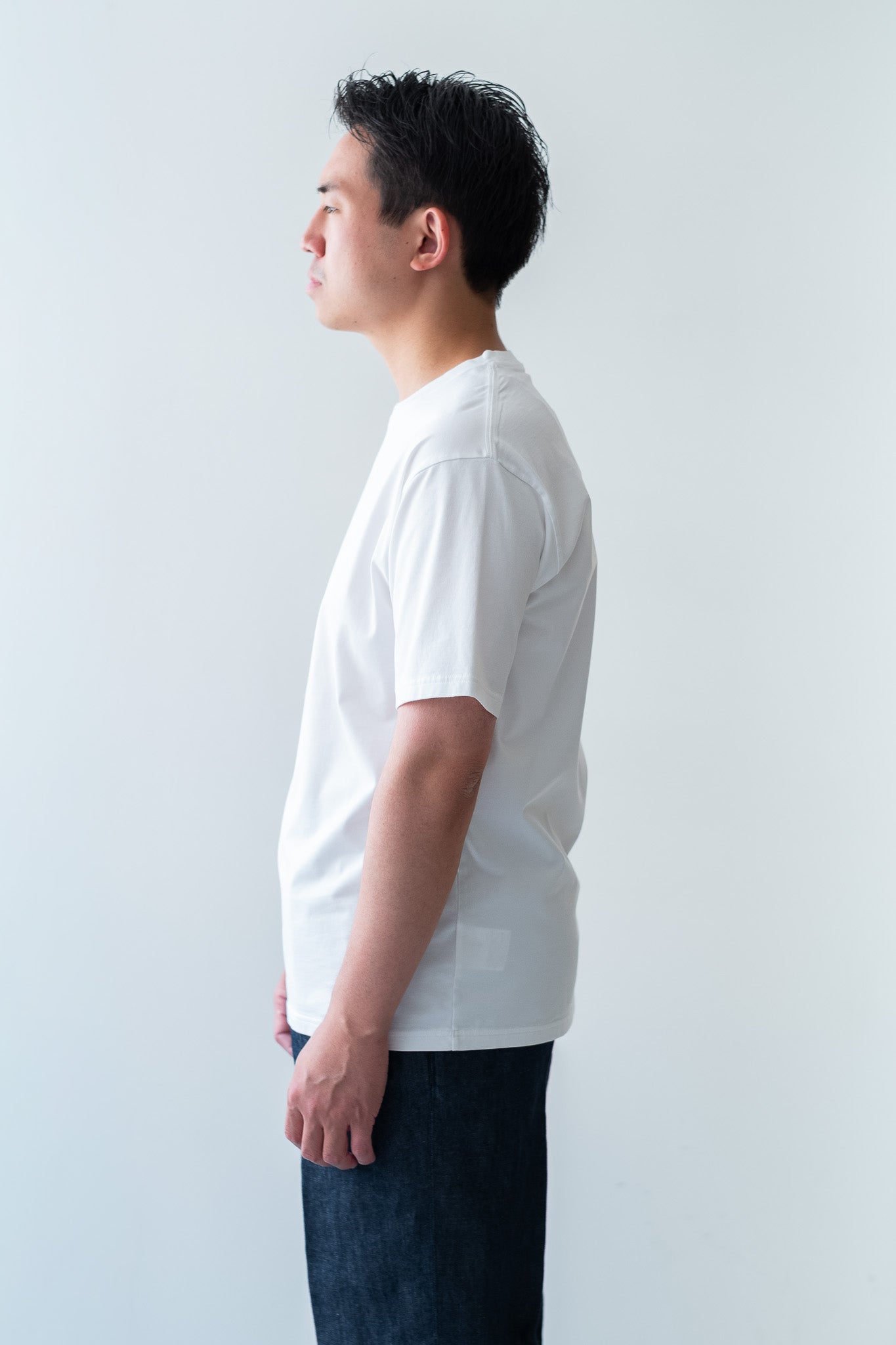 Essential S/S Tee 〔WHITE〕