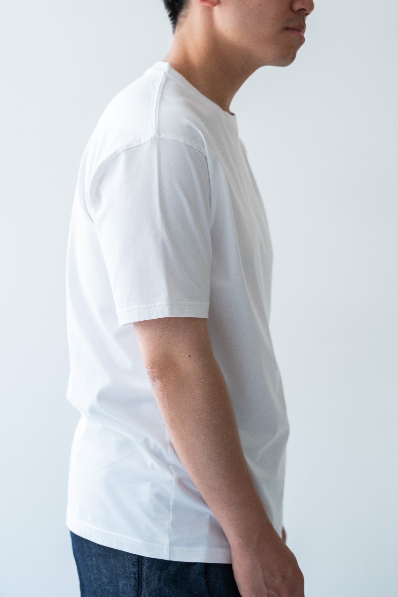 Essential S/S Tee 〔WHITE〕