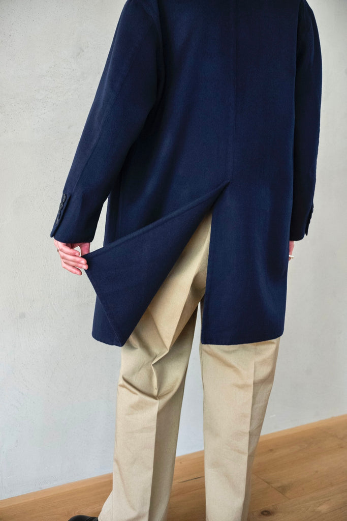 Hand Rever Chesterfield Coat-Alashan Cashmere