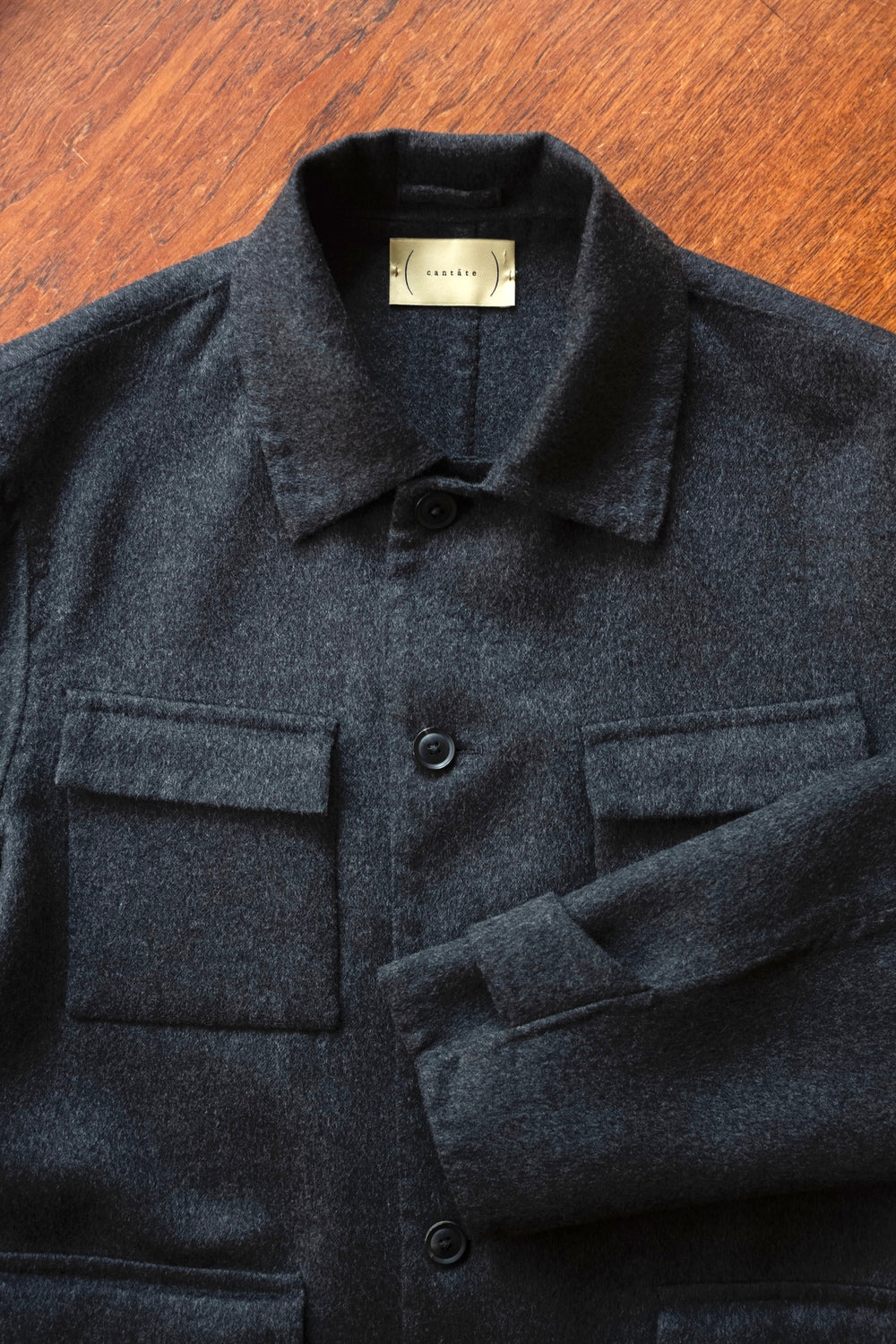 Hand Rever French Blouson 〔C/GRAY〕