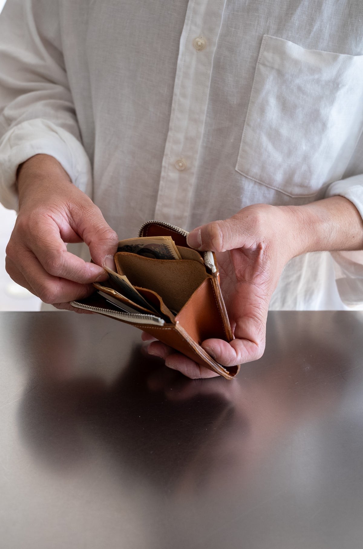 L-Shaped Wallet 〈FAUVE〉