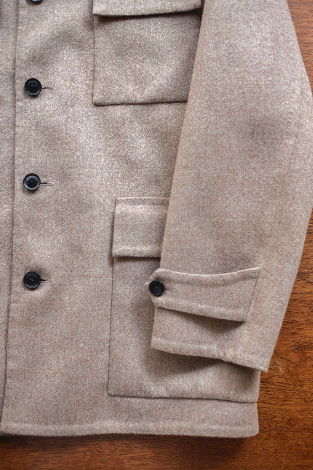 Hand Rever French Blouson〔ECRU〕