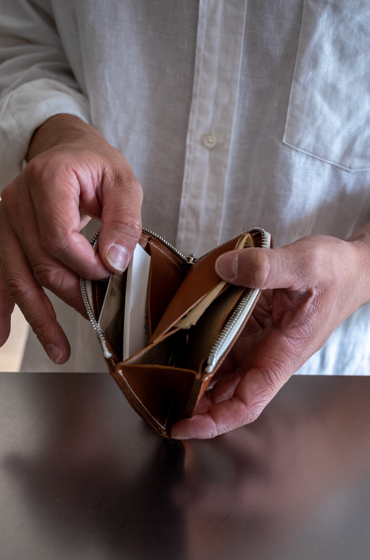 L-Shaped Wallet 〈FAUVE〉