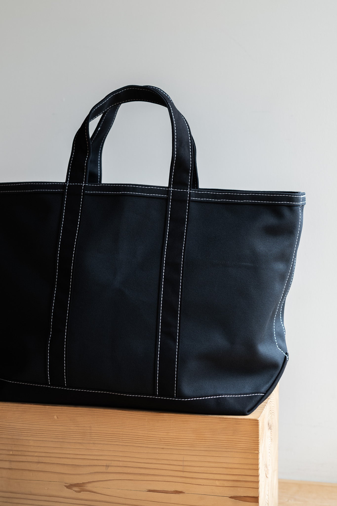Enough Space Bag-LARGE〔BLACK×BLACK〕