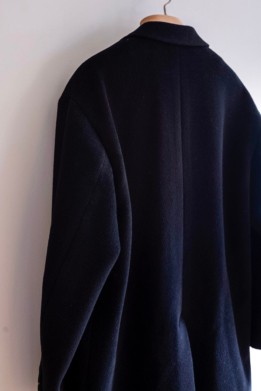 Pile Double Half Coat 〔BLACK〕