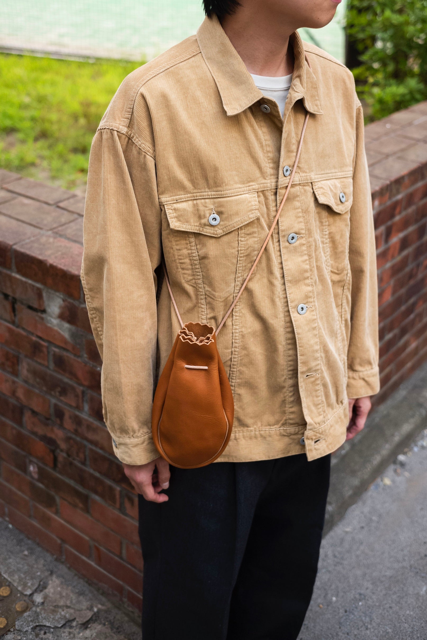 Kinchaku Bag 〔BLACK〕