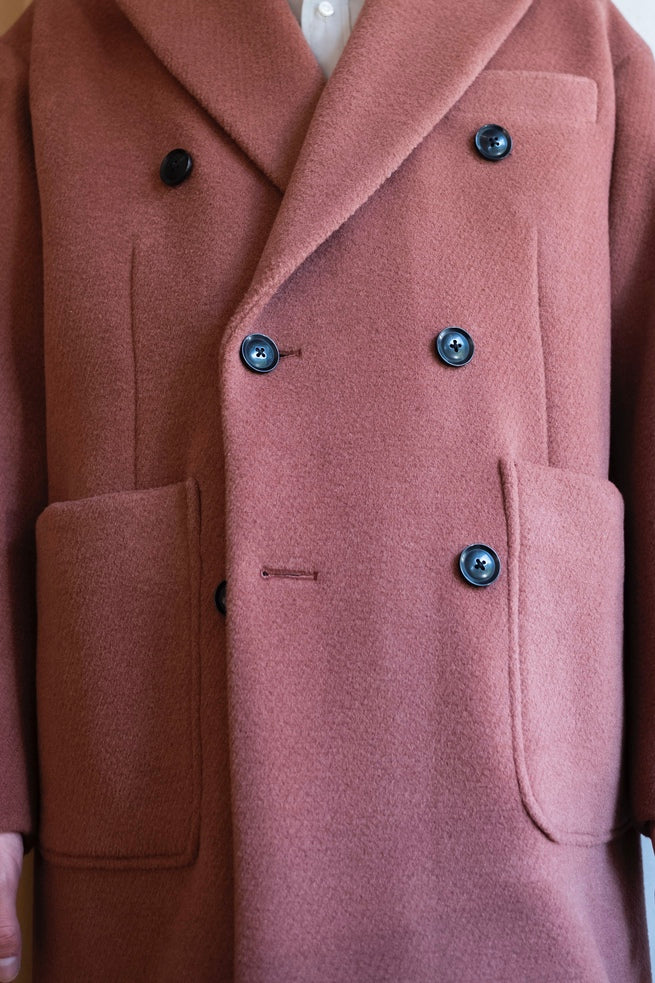 Pile Double Half Coat〔OLD ROSE〕