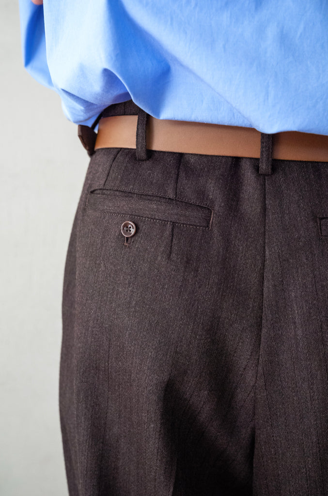 ONE TUCK VENETIAN PANTS