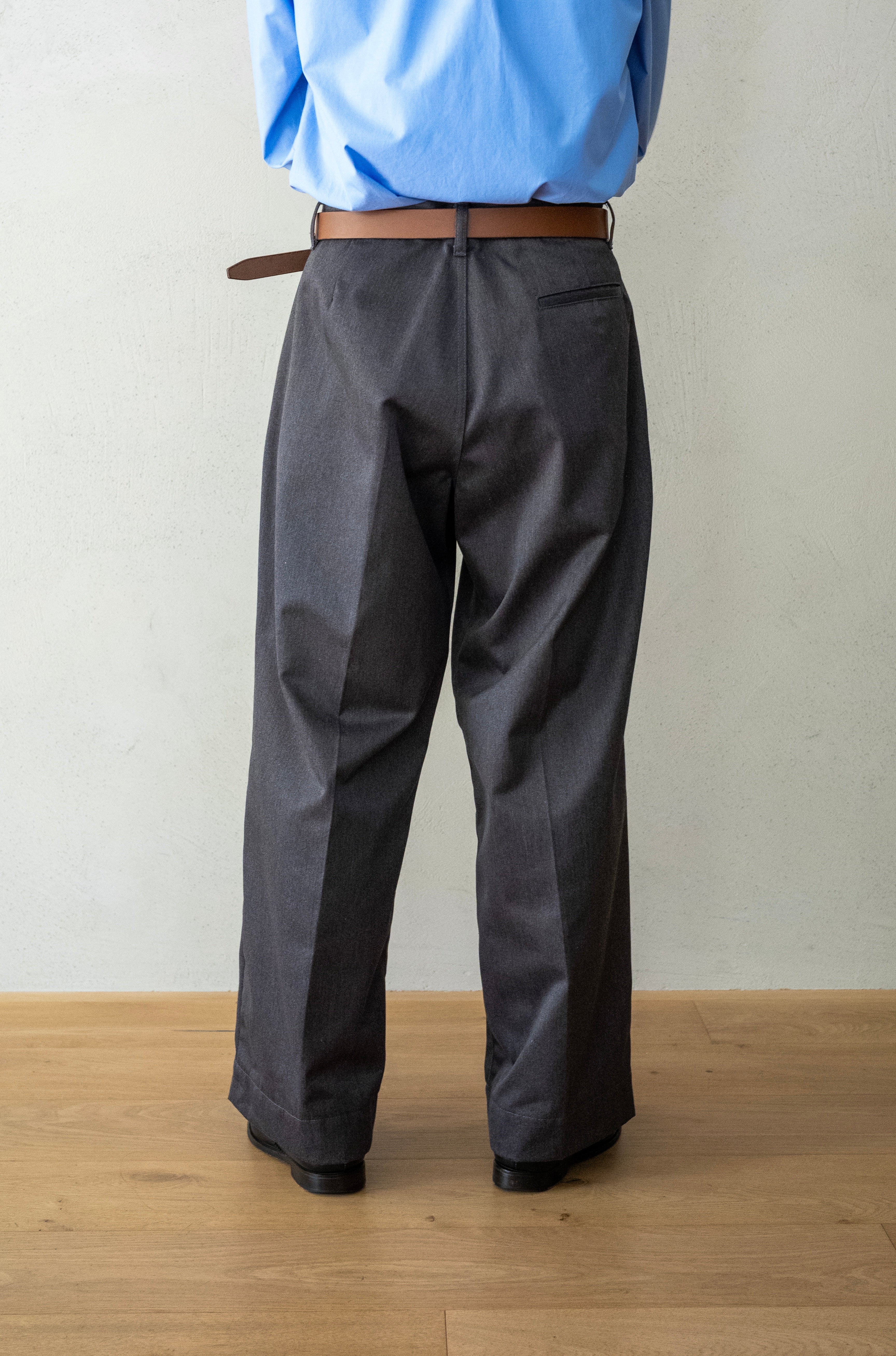 EX WIDE TROUSERS 〔GRAY〕