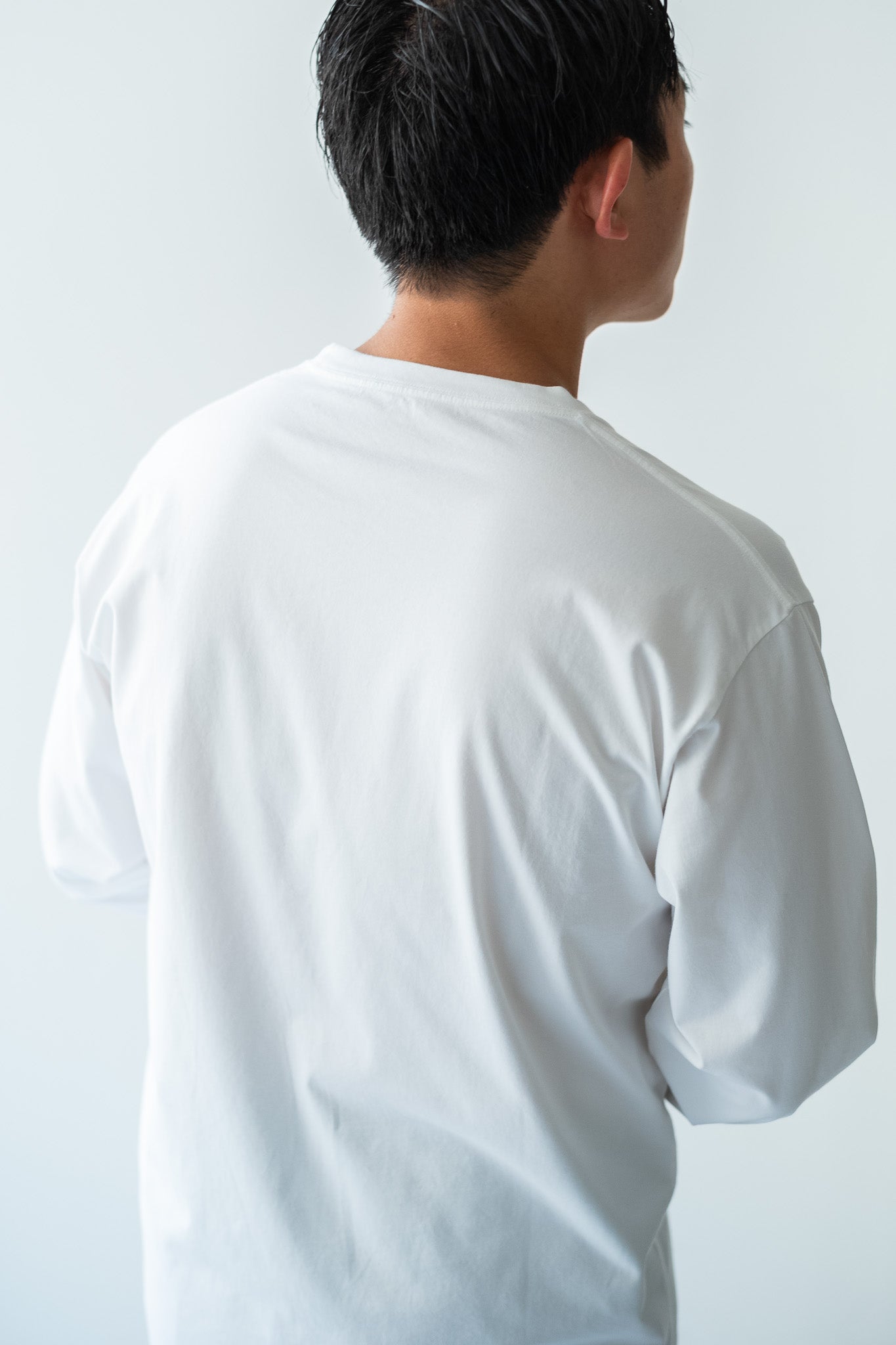 Essential L/S Tee 〔WHITE〕