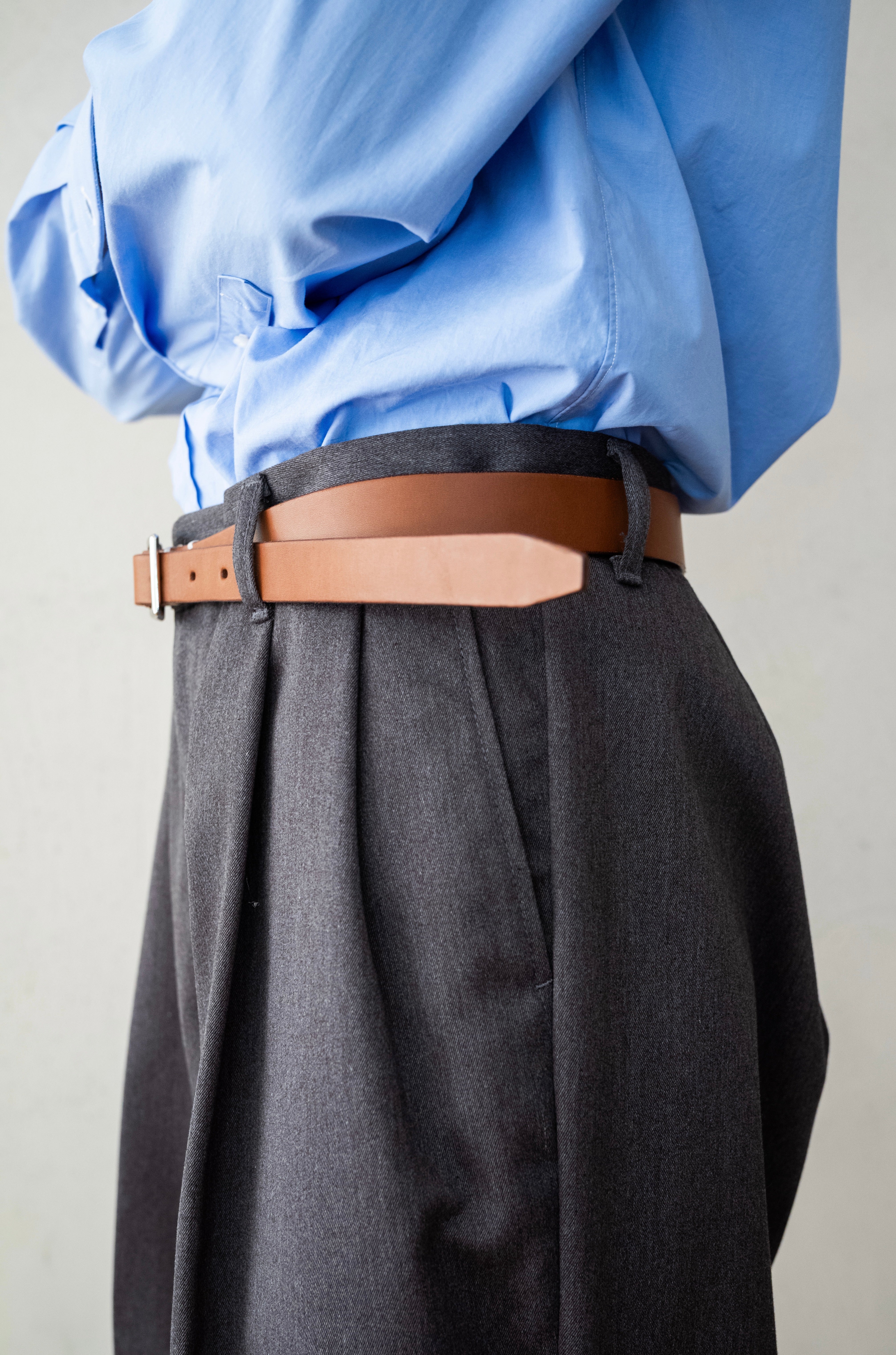 EX WIDE TROUSERS 〔GRAY〕