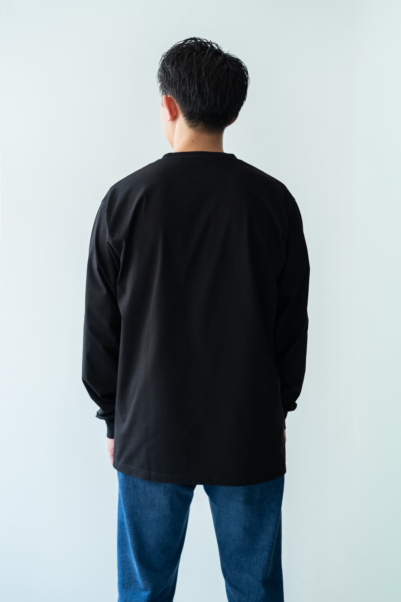 Essential L/S Tee 〔BLACK〕