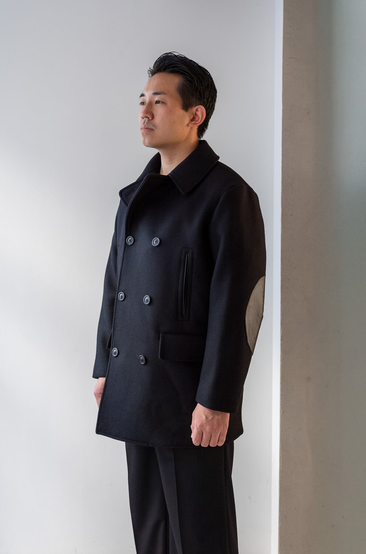 Shear Naval Coat 〈NOIR〉