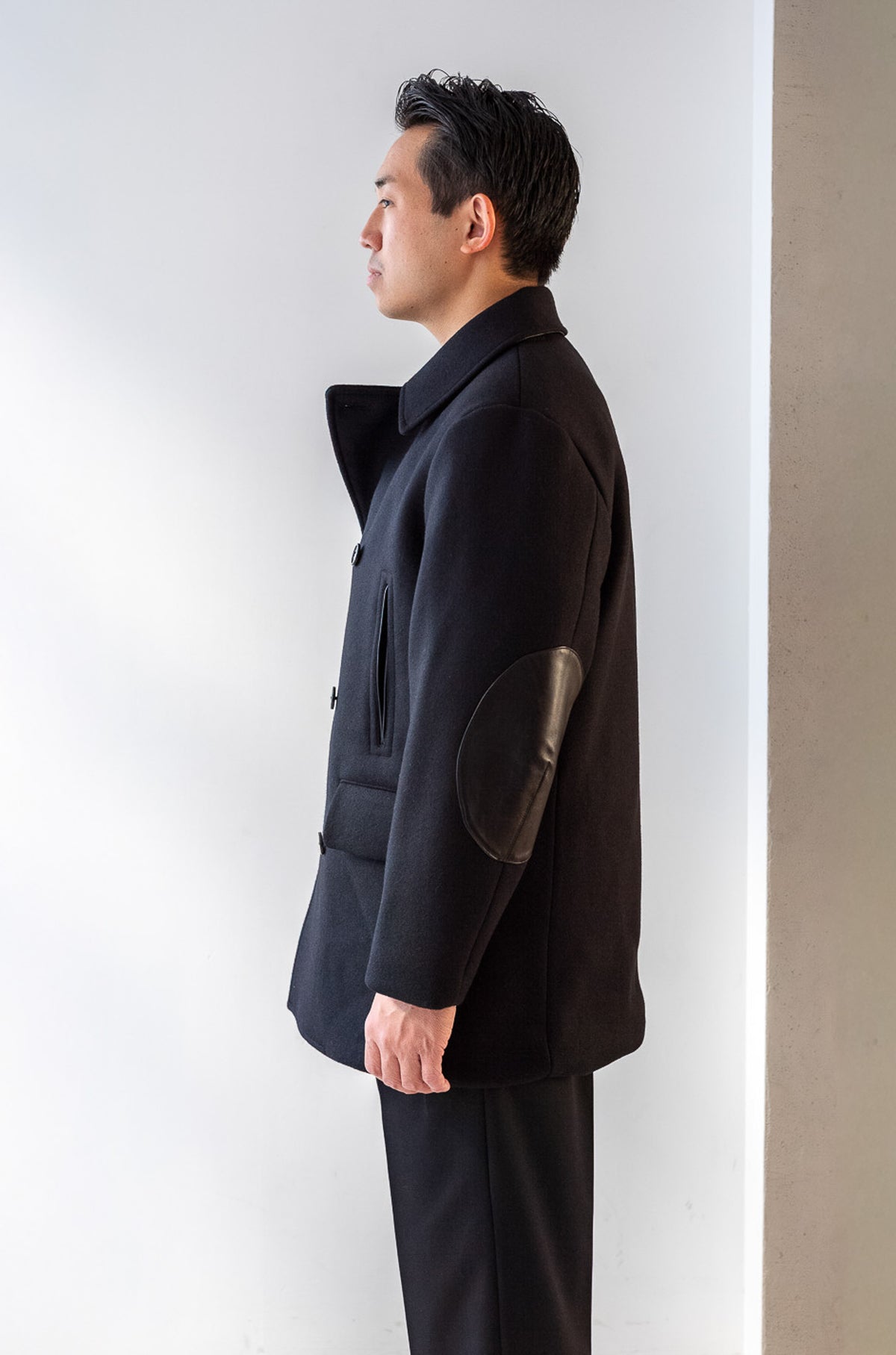 Shear Naval Coat 〈NOIR〉
