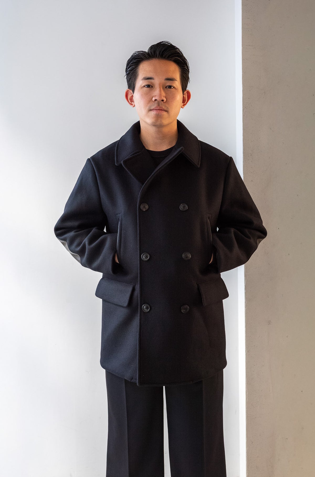 Shear Naval Coat 〈NOIR〉