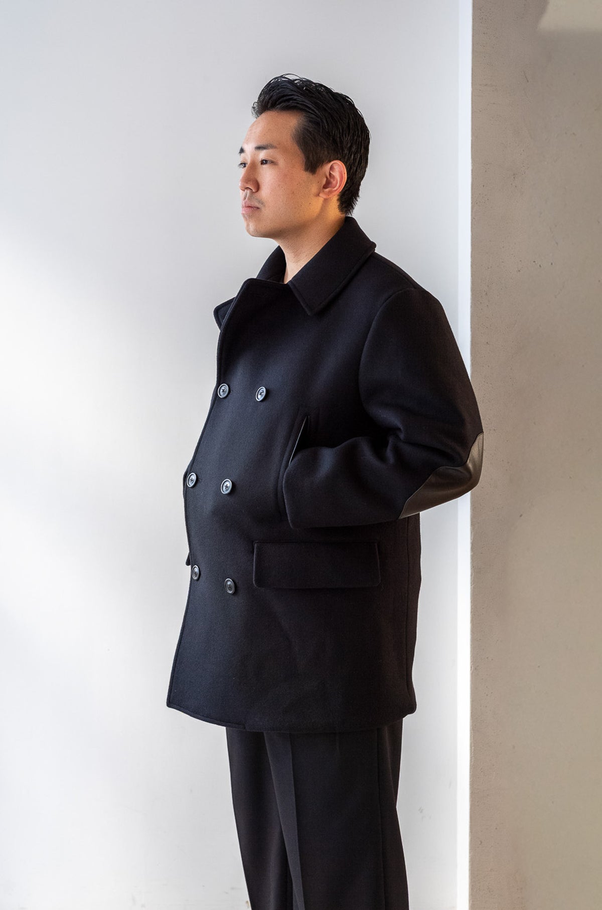 Shear Naval Coat 〈NOIR〉