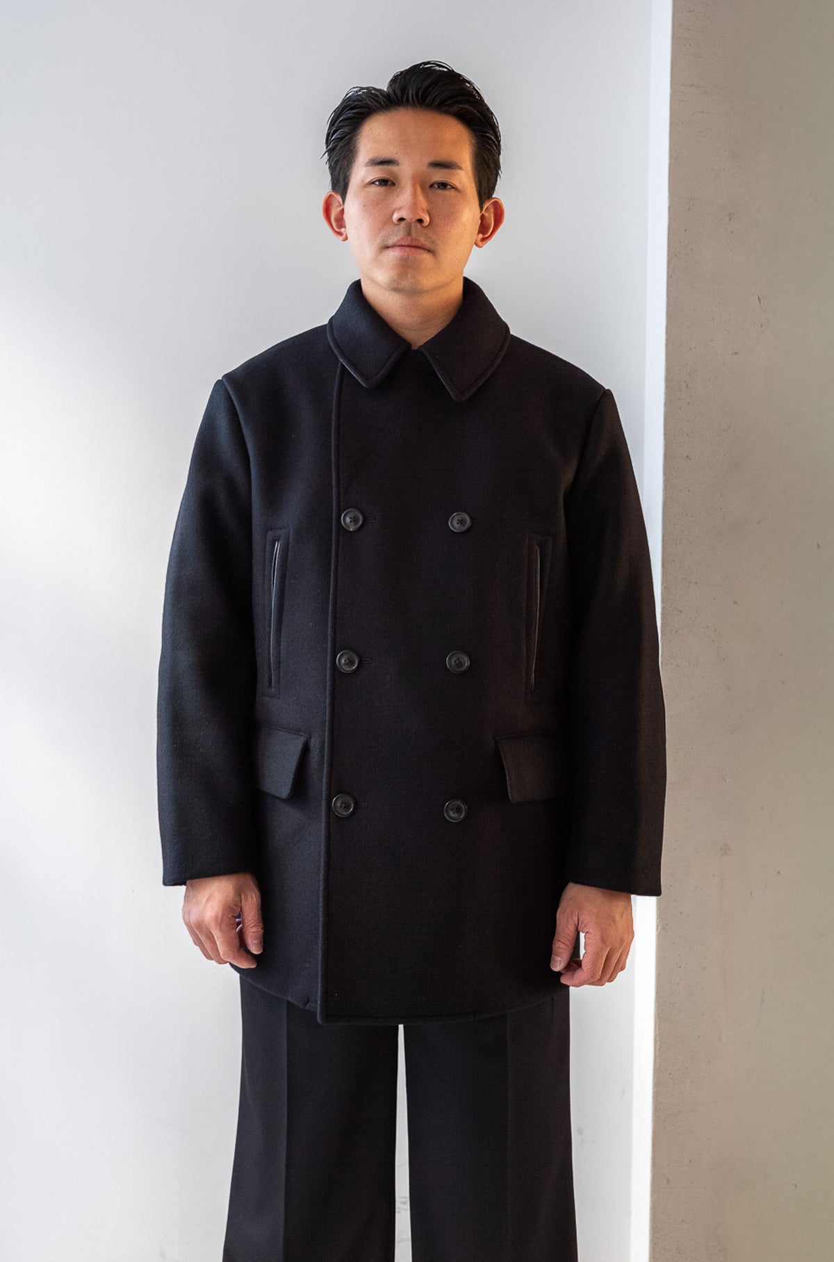 Shear Naval Coat 〈NOIR〉