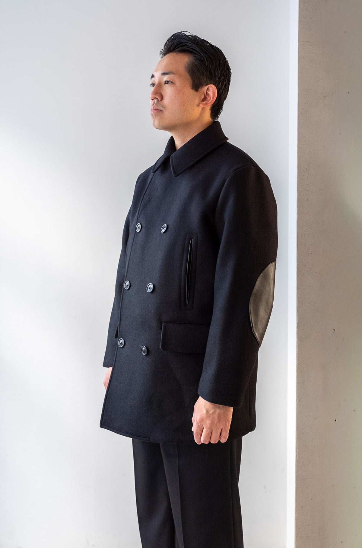 Shear Naval Coat 〈NOIR〉