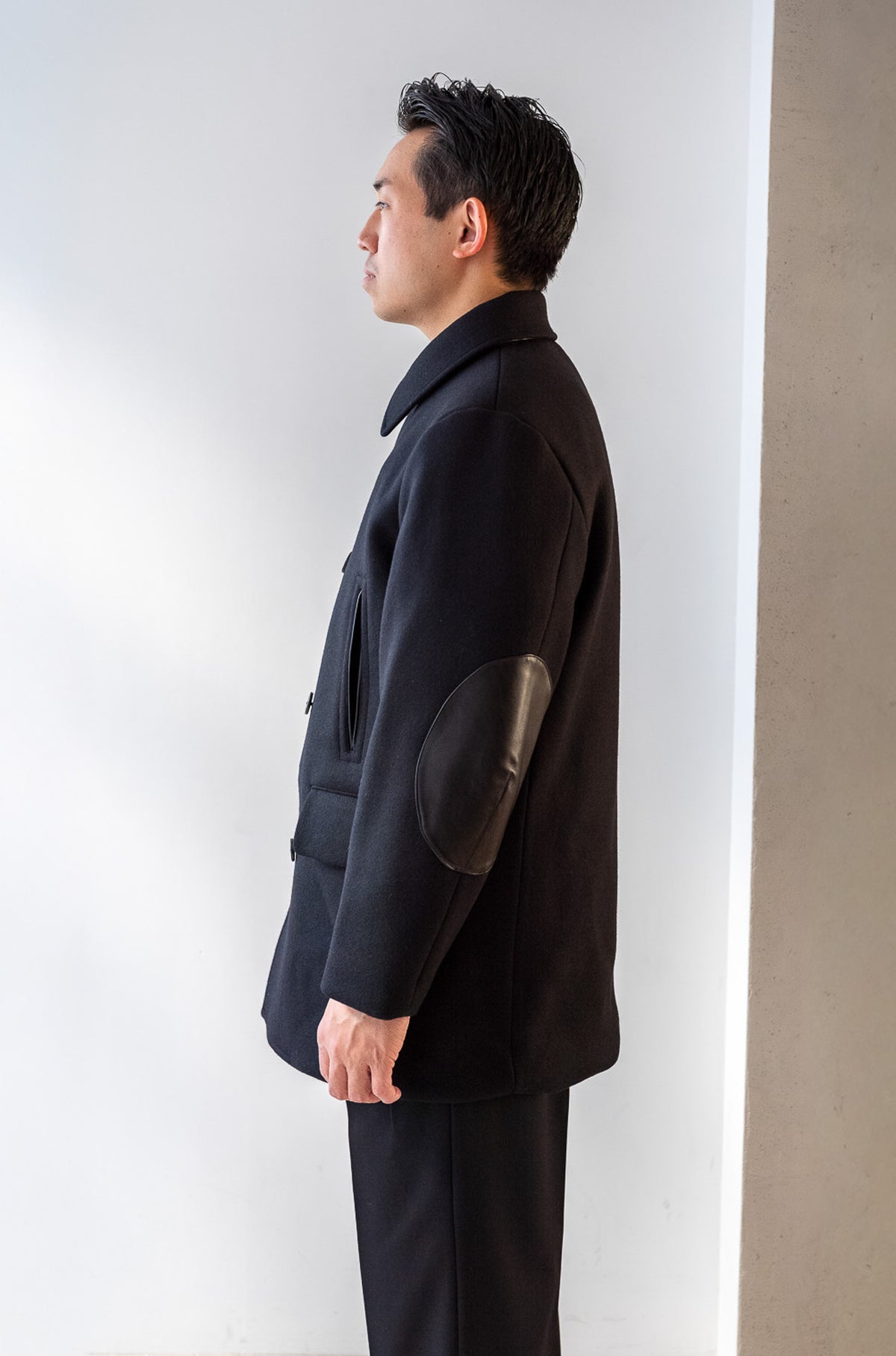 Shear Naval Coat 〈NOIR〉