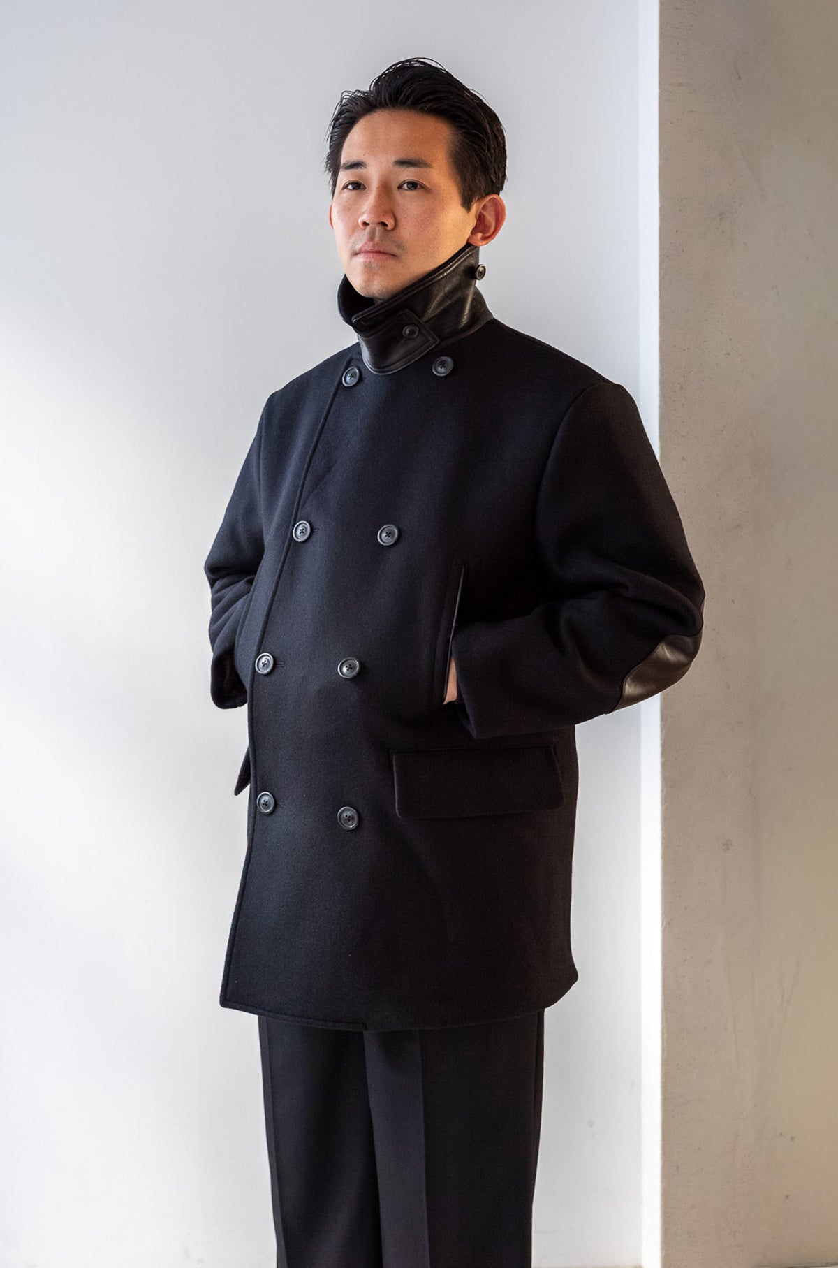 Shear Naval Coat 〈NOIR〉