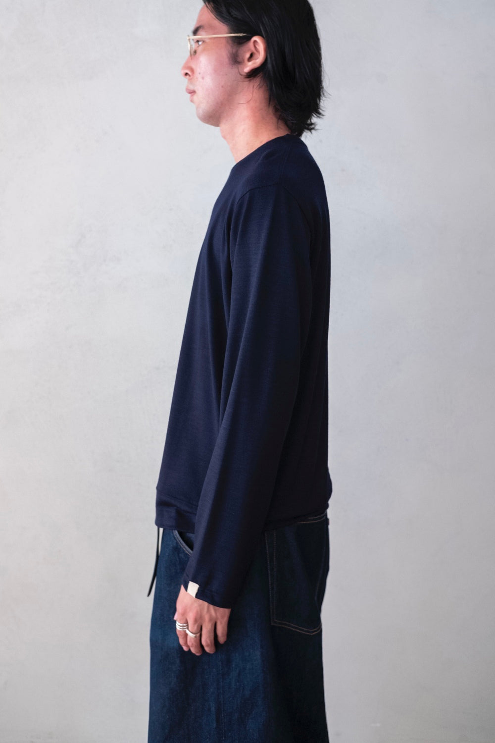 限定値下げ　cantata カンタータ　T Shirt ネイビー　０サイズ cantate/Tシャツ | CLOTHING SALON SOSO
