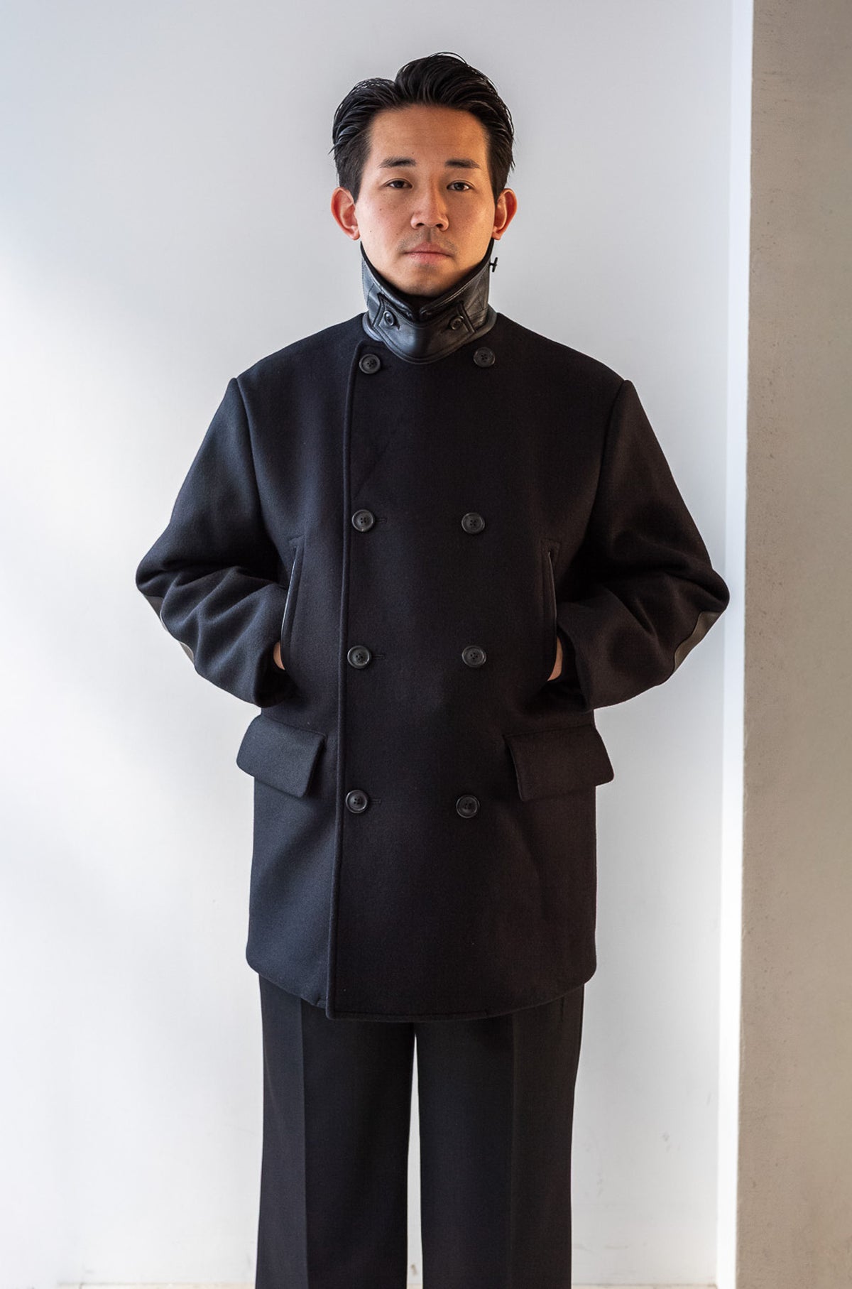 Shear Naval Coat 〈NOIR〉