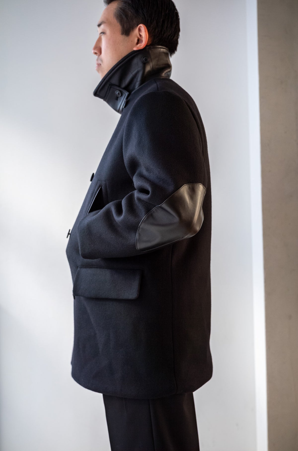 Shear Naval Coat 〈NOIR〉
