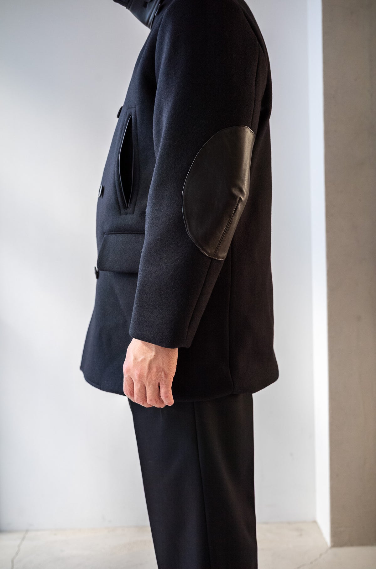 Shear Naval Coat 〈NOIR〉