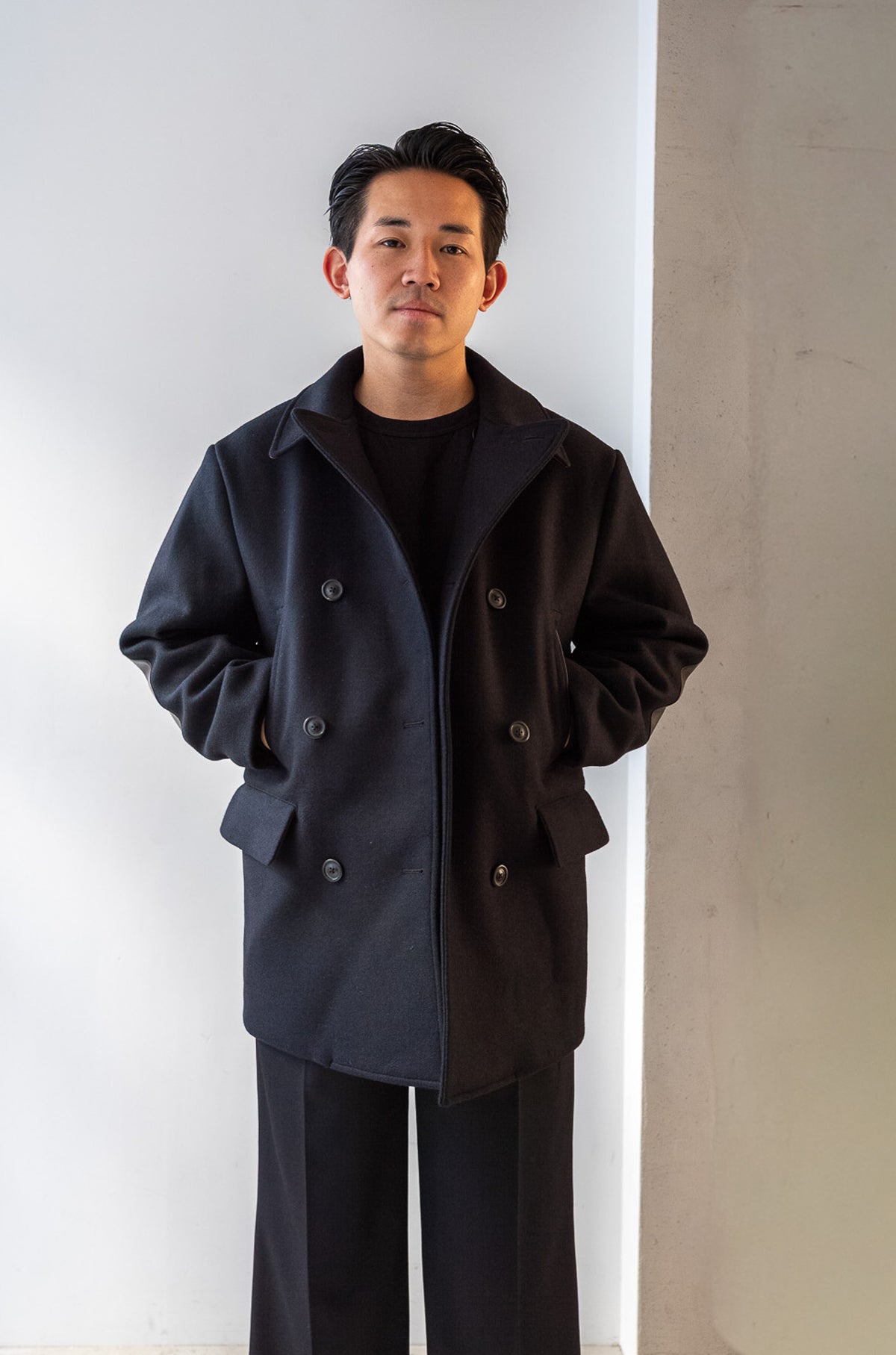 Shear Naval Coat 〈NOIR〉