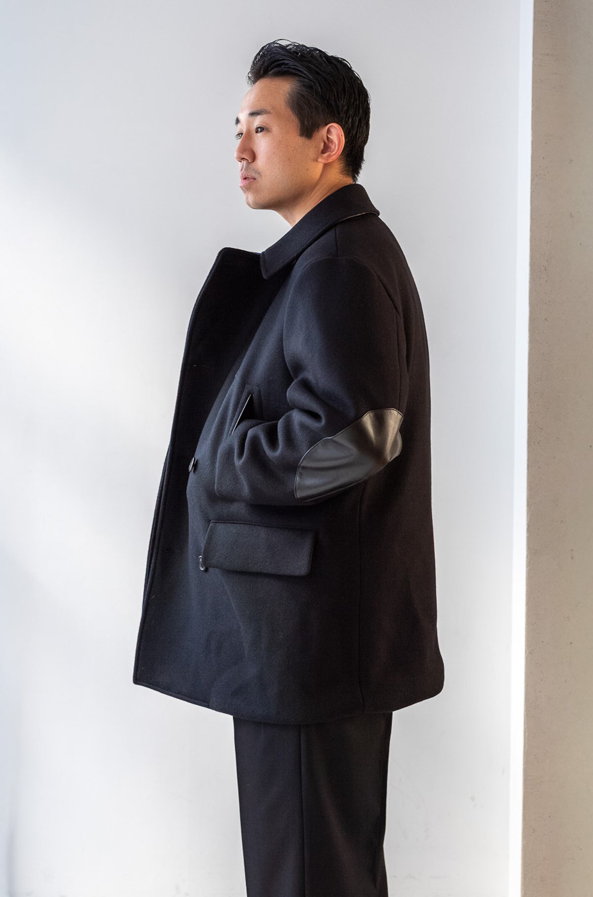 Shear Naval Coat 〈NOIR〉
