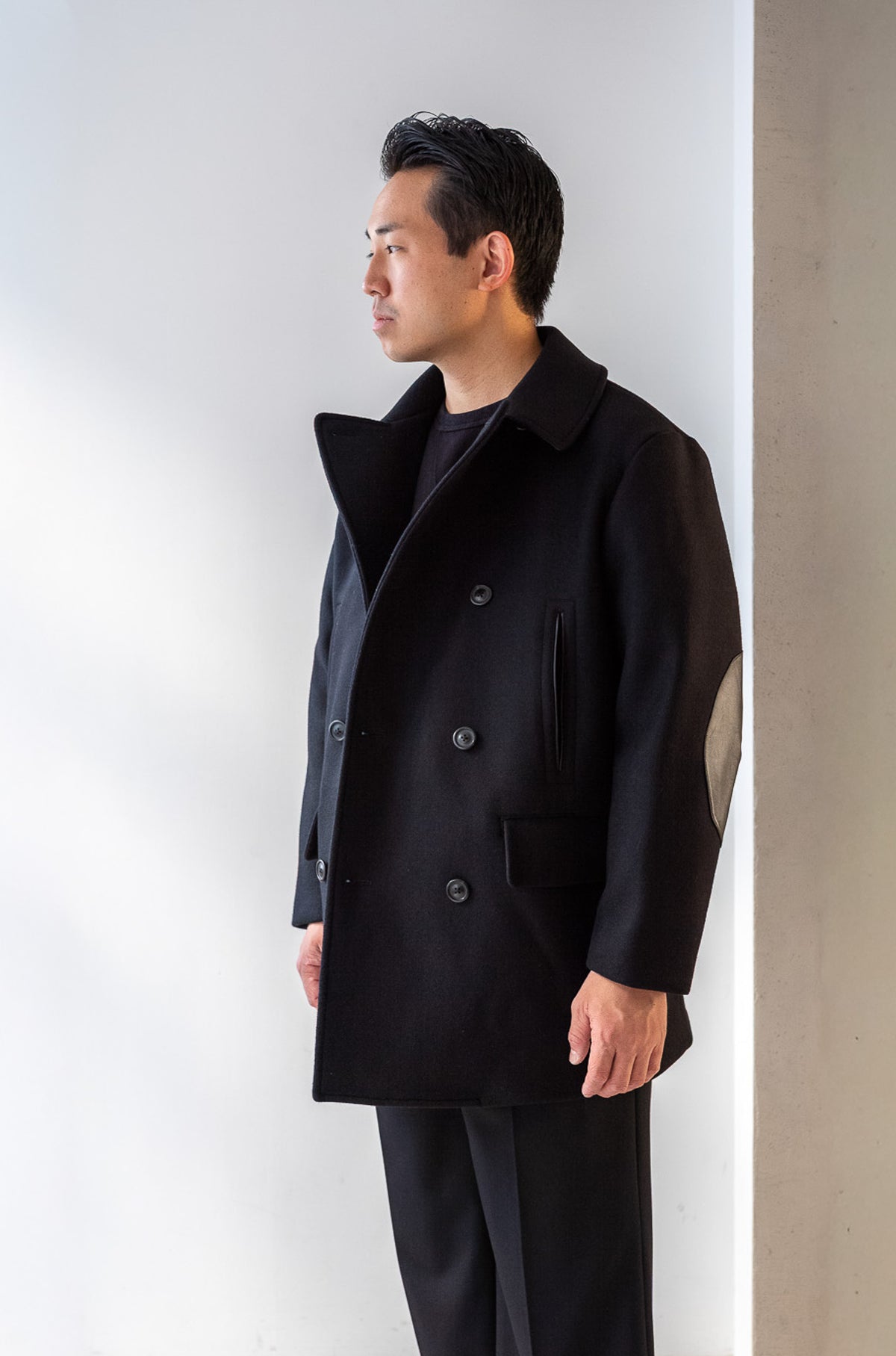 Shear Naval Coat 〈NOIR〉