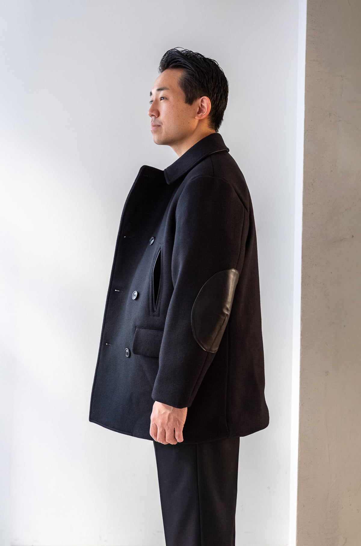 Shear Naval Coat 〈NOIR〉