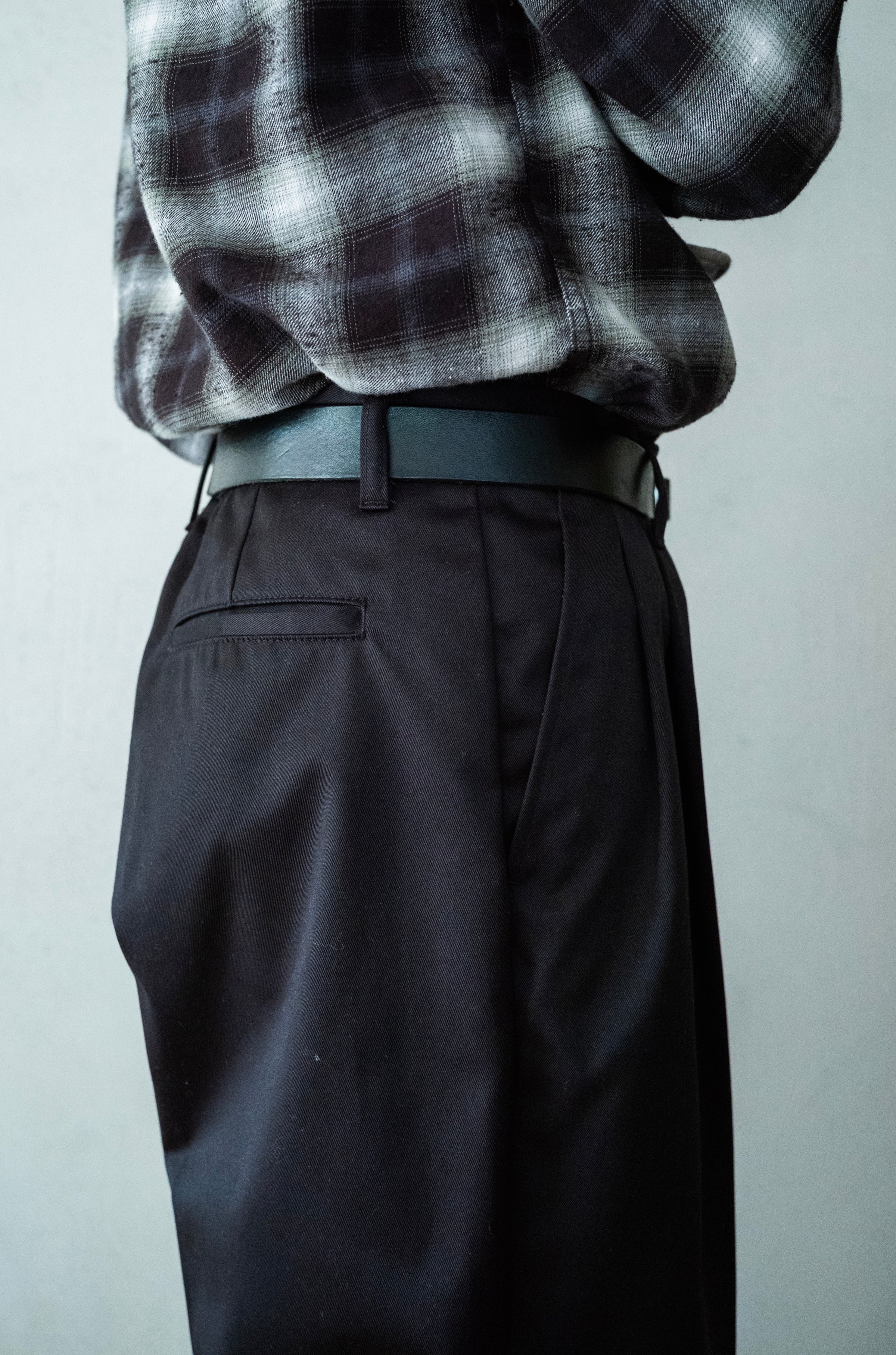 【clichéクリシェ】EX WIDE TROUSERS EX WIDE TROUSERS 〔BLACK〕 | cliché