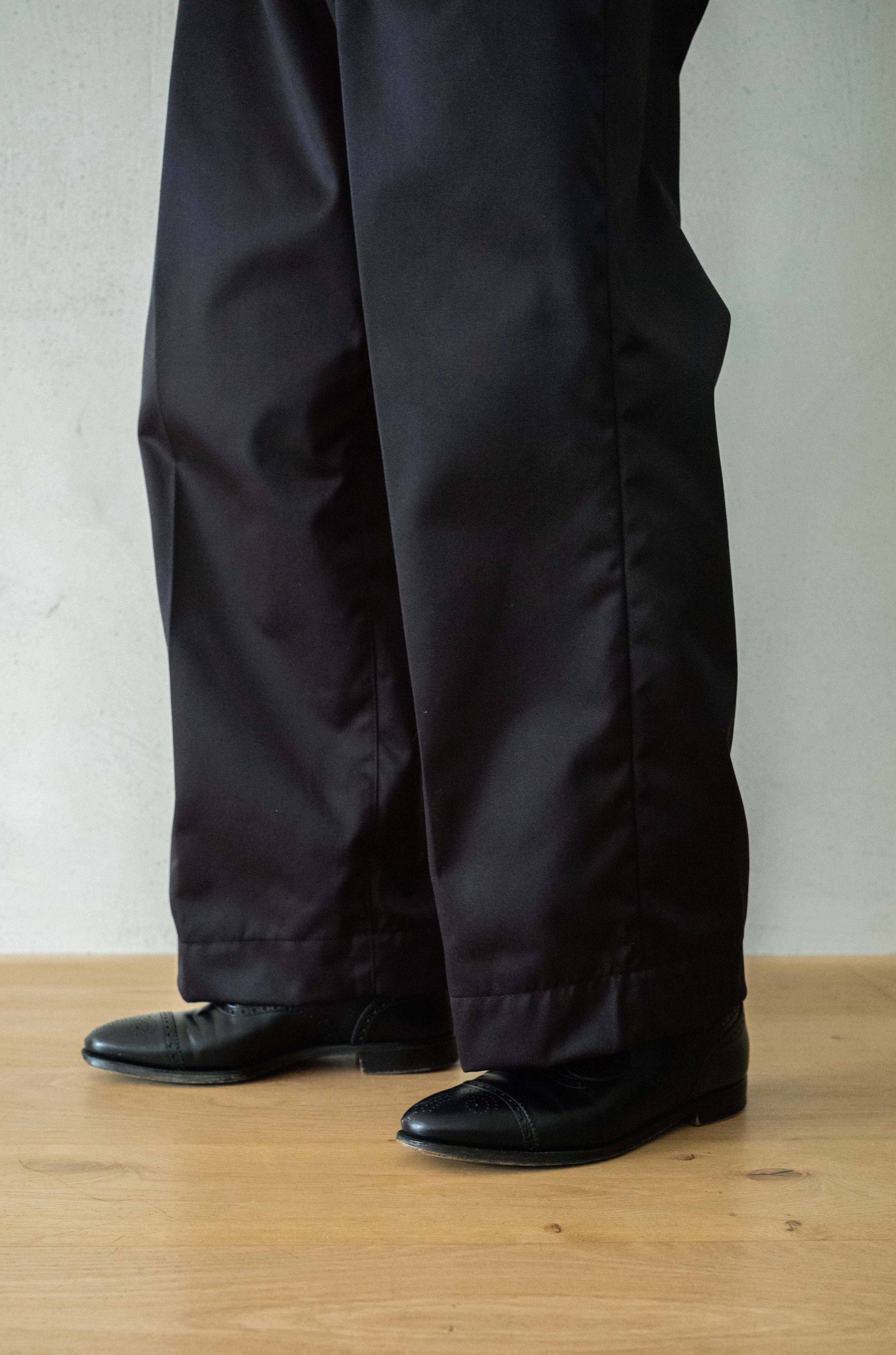 EX WIDE TROUSERS 〔BLACK〕
