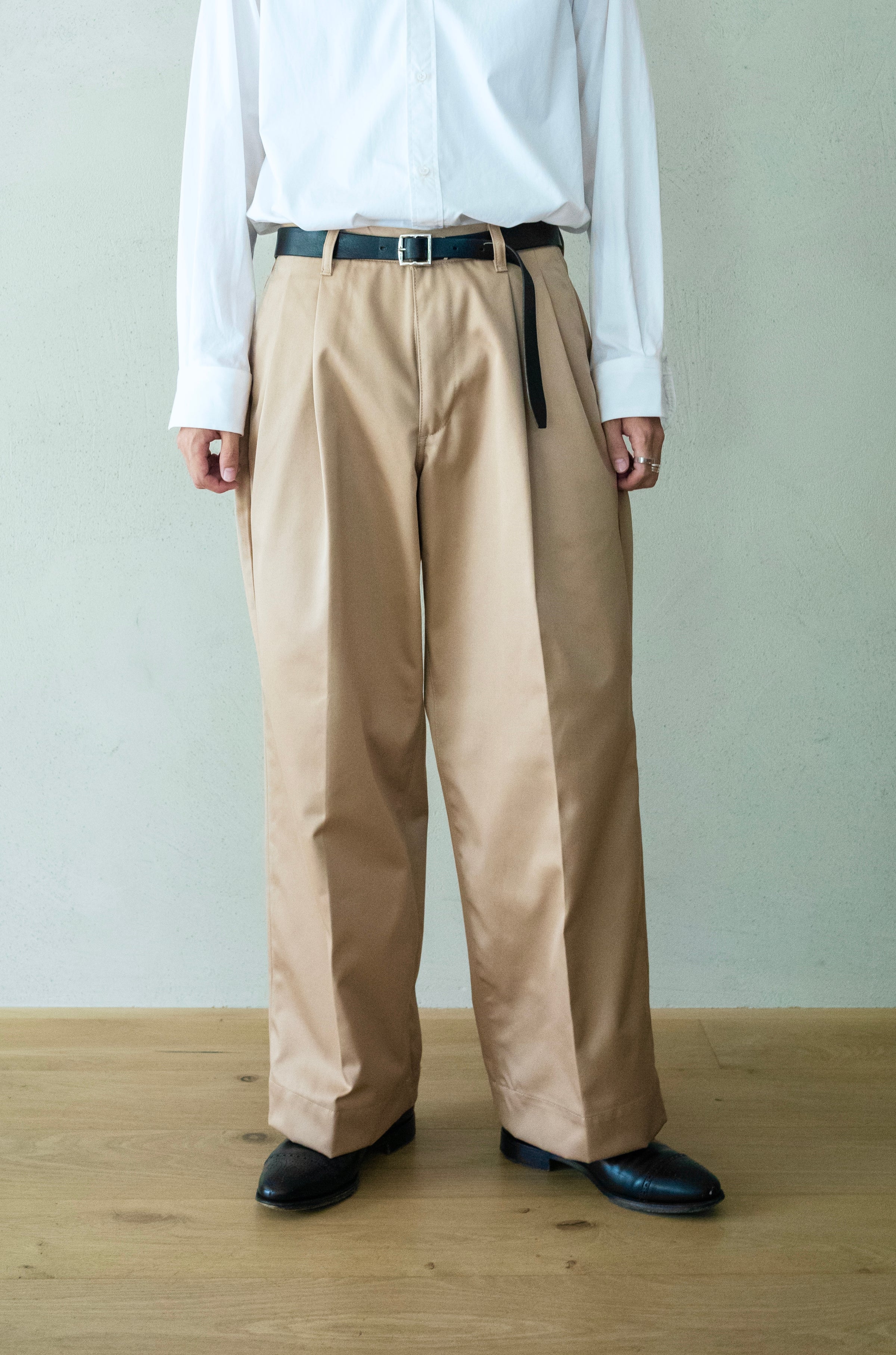 EX WIDE TROUSERS 〔NEW BEIGE〕 | cliché